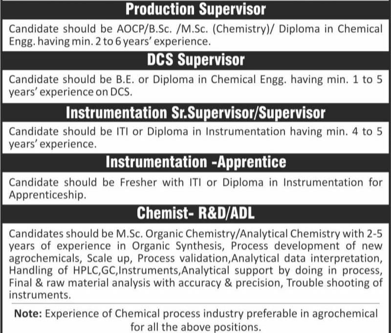Bharat Rasayan Walk In Interview 2025